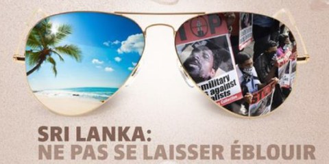 Malgré les promesses du gouvernement, la situation des droits humains au Sri Lanka reste problématique (campagne de 2013) © AI