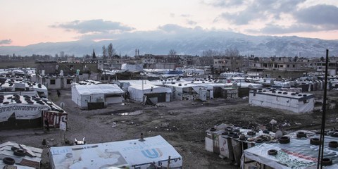 Les pays limitrophes absorbent la majorité du flux de réfugié·e·s. C’est le cas notamment au Liban, qui accueille des Syrien·ne·s fuyant le conflit. © Ali/Syrian Eyes