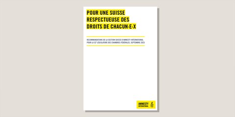 Placer les droits humains au cœur de l’action politique !