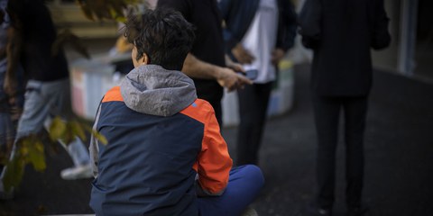 Un jeune requérant d'asile au centre fédéral d'asile de Zurich © Michael Buholzer / keystone