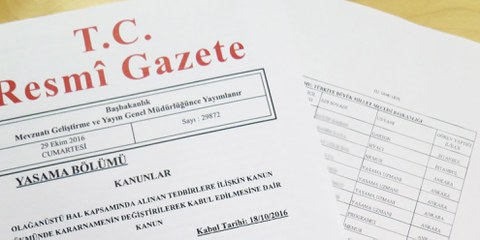 Les noms des personnes licenciées sont publiés dans le bulletin officiel. © Amnesty International