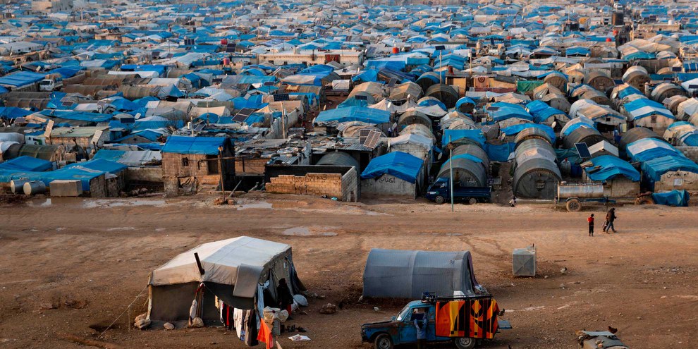Camp de réfugiés à Atma au nord de la Syrie. © mustafa olgun / shutterstock
