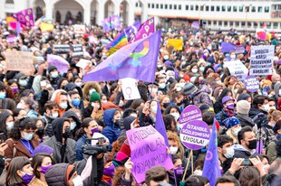 Mobilisation des femmes contre le retrait de la Convention d'Istanbul