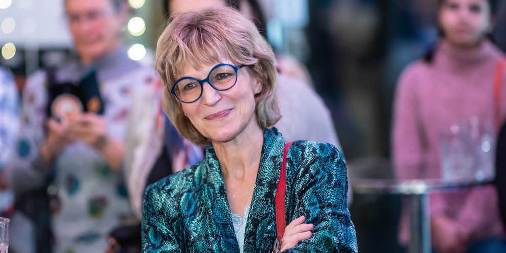 Par la voix de sa secrétaire générale Agnes Callamard, Amnesty International appelle à la détermination des dirigeant·e·x·s à défendre l’Ukraine contre la guerre d’agression menée par la Russie.  © Amnesty International/Caroline Hayeur