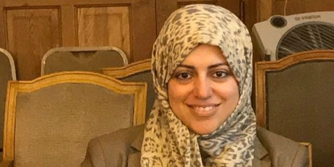 Nassima al-Sada, une des militantes des droits des femmes arrêtées, est toujours détenue sans inculpation. © zvg
