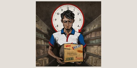 Couverture du rapport «J'allais travailler la boule au ventre». © Amnesty International