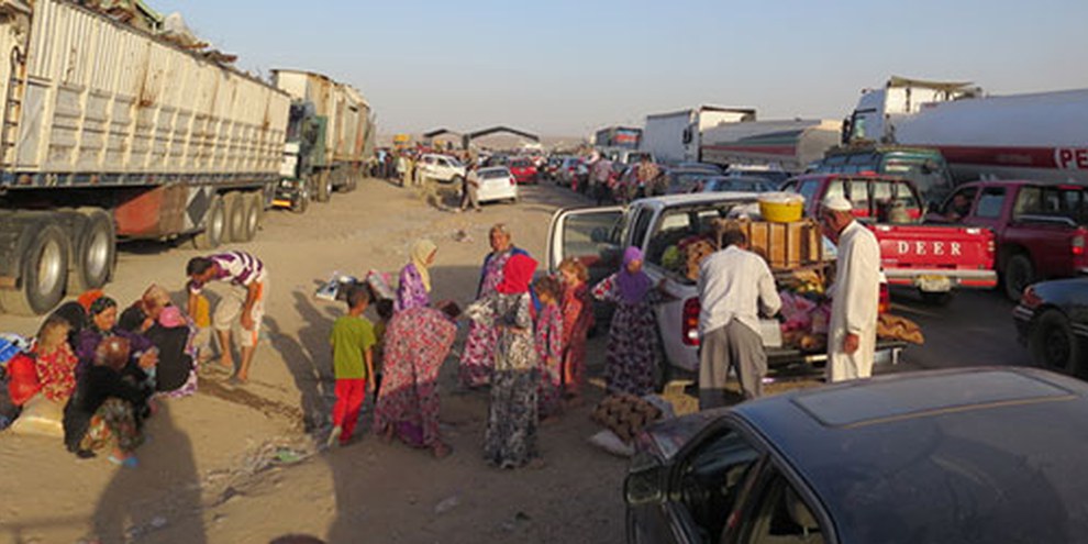 Au nord du pays, des milliers de personnes fuient les zones contrôlées par l'EIIL. © AI