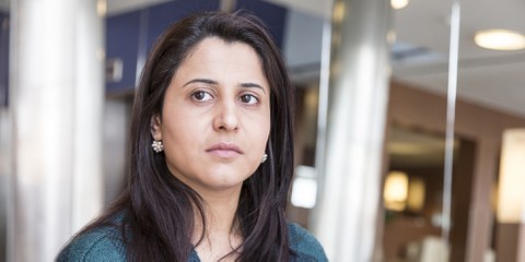 L'activiste, Nareen Shammo a contribué à la libération de centaines de femmes yézidies prisonnières du groupe armé autoproclamé État islamique.© Sarah Bittel