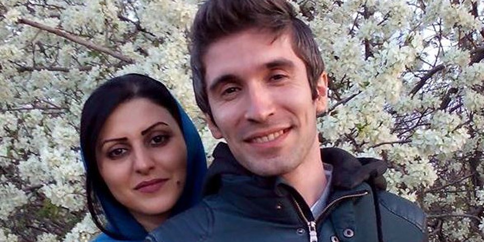 Le défenseur et la défenseuse des droits humains Arash Sadeghi et Golrokh Ebrahimi Iraee. © Droits réservés