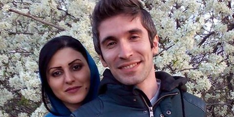 Le défenseur et la défenseuse des droits humains Arash Sadeghi et Golrokh Ebrahimi Iraee. © Droits réservés