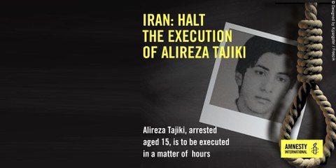Action urgentes sur Twitter afin de stopper l'exécution d'Alireza Tajiki. © Droits réservés.