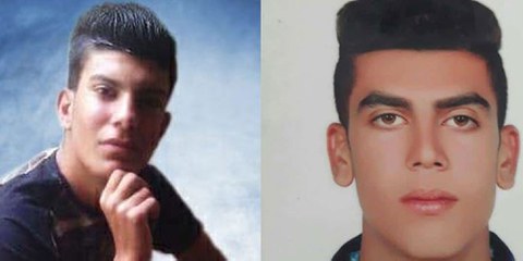 Mehdi Sohrabifar et Amin Sedaghat, deux cousins de 17 ans, ont été exécutés le 25 avril en Iran. © AI