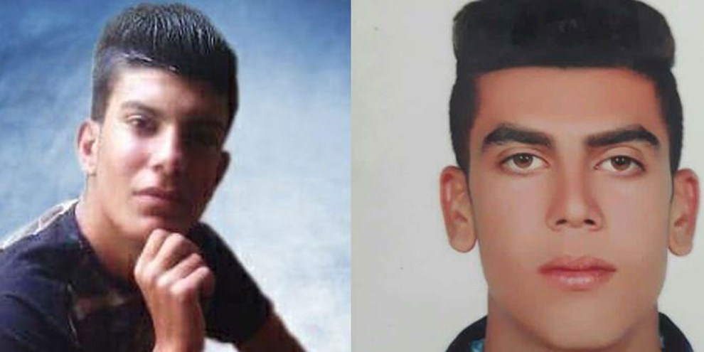 Mehdi Sohrabifar et Amin Sedaghat, deux cousins de 17 ans, ont été exécutés le 25 avril en Iran. © AI