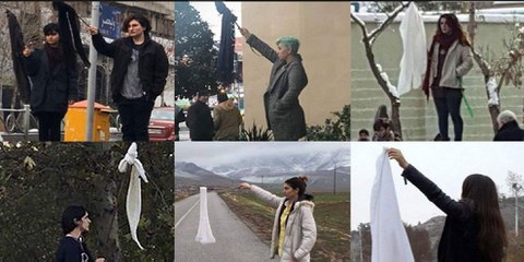 Les iraniennes filment la violence qu’elles subissent lorsqu'elles défient la loi sur le port du voile et la partagent sur les réseaux sociaux.© Droits réservés