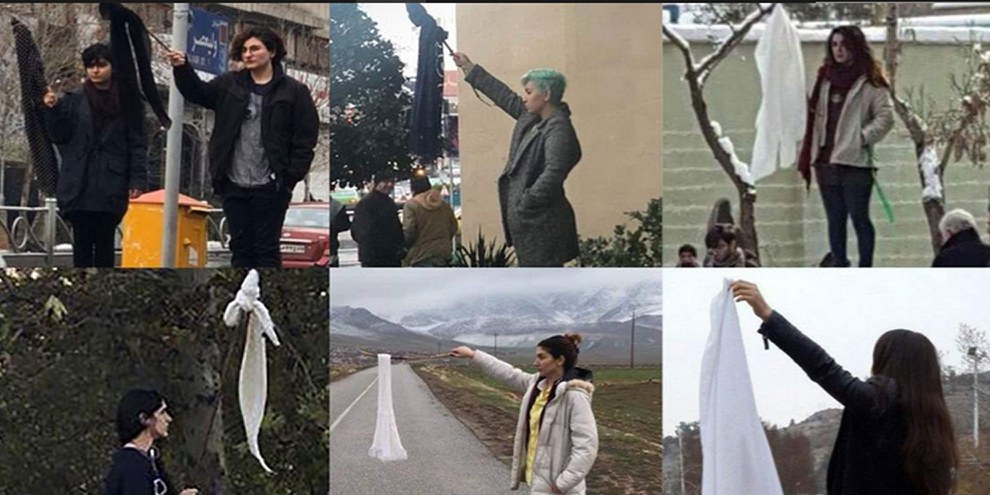 Les iraniennes filment la violence qu’elles subissent lorsqu'elles défient la loi sur le port du voile et la partagent sur les réseaux sociaux.© Droits réservés