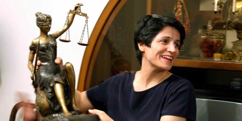 L'avocate et défenseure des droits humains Nasrin Sotoudeh. © privat