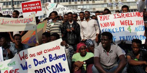 Le gouvernement israélien prévoit la construction de nouveaux centres de détention pour migrants. © Alessandro Di Maio / Demotix
