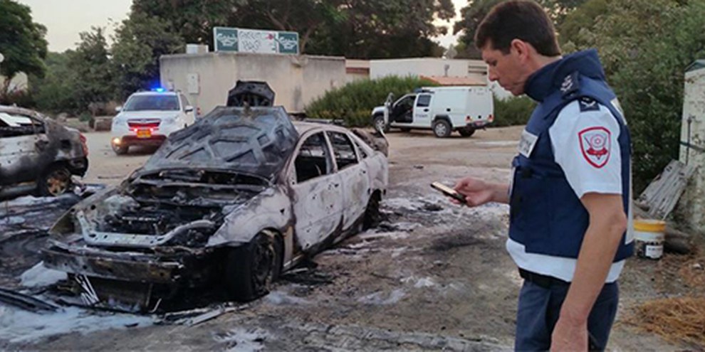 Les attaques aveugles à la roquette dans des zones habitées par des civils sont des crimes de guerre. © Magen David Adom