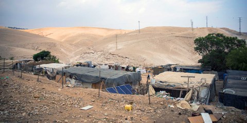 La Cour suprême israélienne a approuvé la destruction du village de Khan al-Ahmar, elle baffoue ainsi le droit international. © Amnesty International (Photo: Richard Burton)