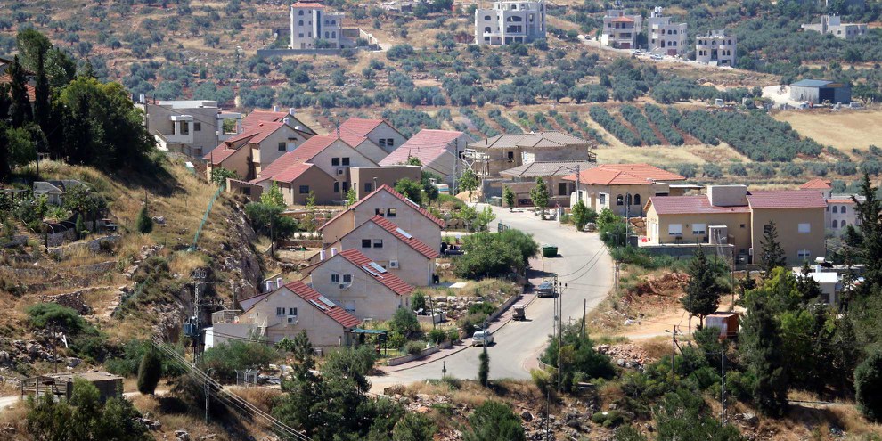 Les colonies israéliennes dans le territoire palestinien occupé sont illégales au regard du droit international, comme ici à Silo en Cisjordanie. © Ahmad Al-Bazz