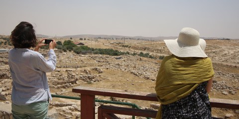 Le gouvernement israélien a expulsé de force des centaines de Palestiniens pour transformer les ruines anciennes de Susya/Susiya, dans le sud de la Cisjordanie, en une attraction touristique et un établissement touristique. © Amnesty International