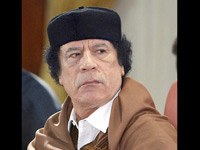 Le colonel Kadhafi