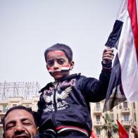 Sur la place Tahrir en Egypte © Maggie Osama