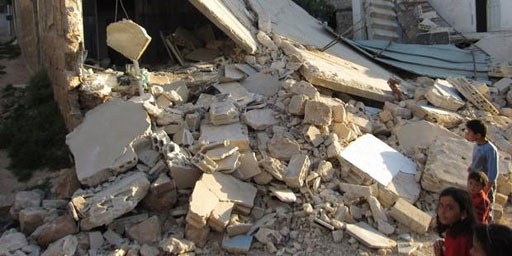 De nombreux homicides ont été perpétrés lorsque la ville de Taftanaz a été attaquée par l'armée syrienne en avril 2012.© AI