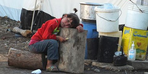 D'innombrables enfants souffrent de la faim en Syrie, où l'aide humanitaire ne peut opérer librement. © Lens Young Hamwi/Demotix  