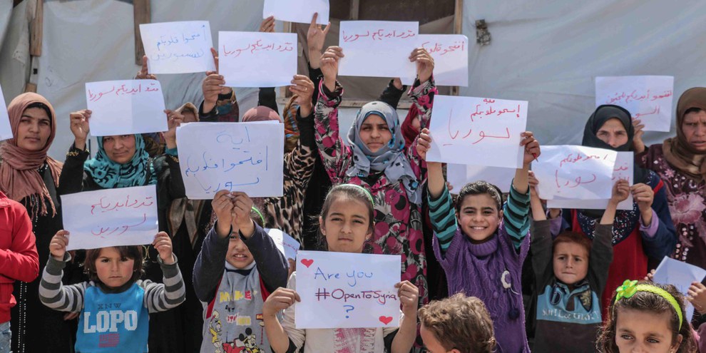Seuls 35 pourcent des requérant·e·s d’asile syrien·ne·s ont obtenu le statut de réfugié en Suisse en 2015.  © Amnesty International