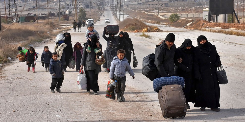 Plus de 4,8 millions de réfugiés syriens se trouvent dans seulement cinq pays, à savoir la Turquie, le Liban, la Jordanie, l'Irak et l'Égypte. © GEORGE OURFALIAN/AFP/Getty Images
