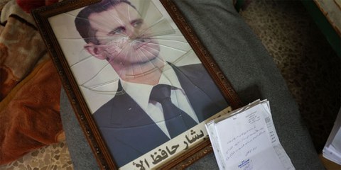 Au pouvoir depuis 24 ans, le président syrien Bachar al-Assad a été renversé dans la nuit du 7 au 8 décembre par l'opposition. © OMAR HAJ KADOUR/AFP via Getty Images