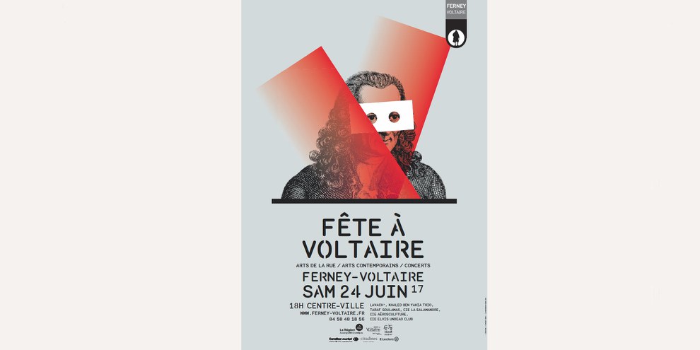Affiche de la Fête à Voltaire