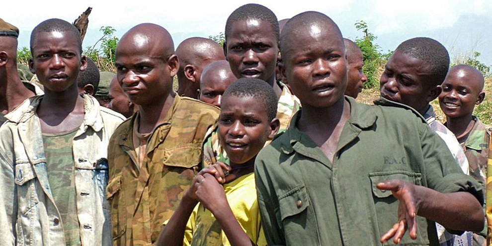 Enfants-soldats en RDC. © Wikimedia Commons