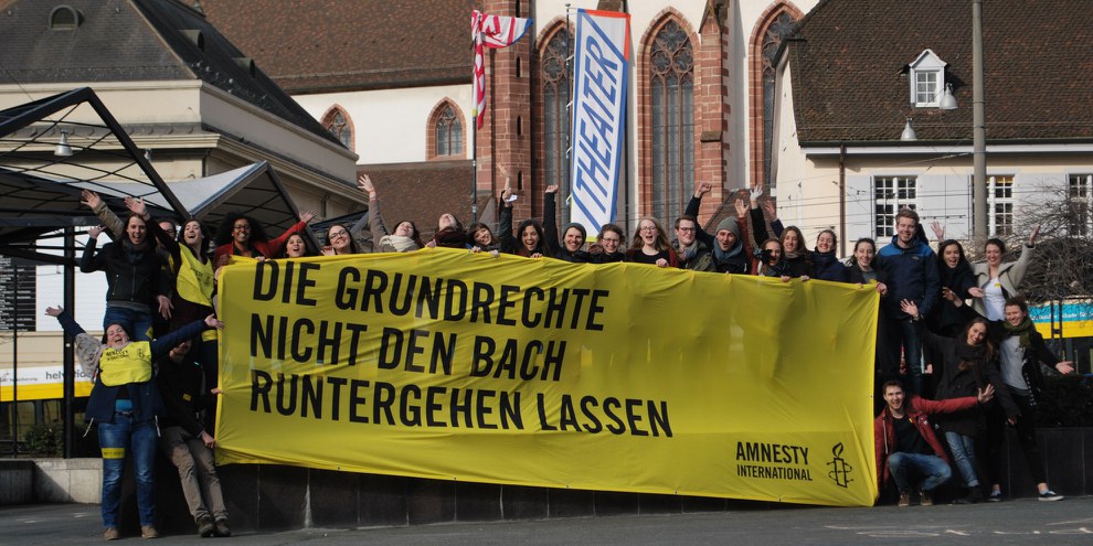 L'Amnesty Suisse Students' Conference 2017 à Bâle.