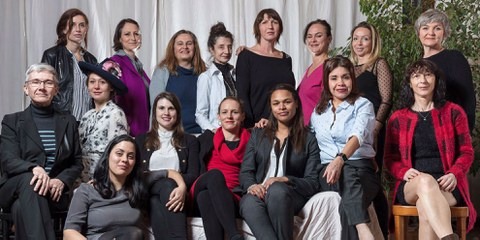 Candidates pour la liste n°7 des femmes au Grand Conseil de Genève.