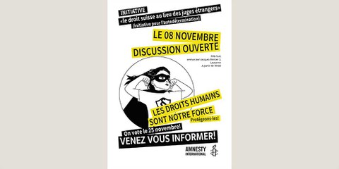 Discussion ouverte sur la CEDH et l'initiative anti-droits humains