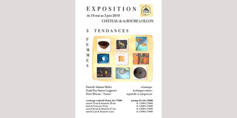 Exposition «3 femmes, 3 tendances»