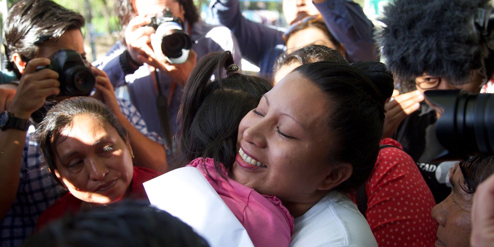 Teodora Vasquez a été relâchée après 10 ans de prison au Salvador. Son crime? Avoir fait une fausse-couche.