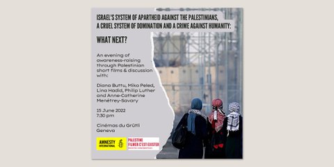 Palestine/Israel: short films and testimonials