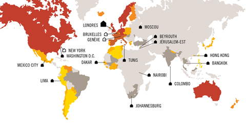 Amnesty International dans le monde.
