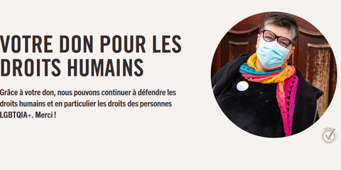 Votre don pour les droits humains
