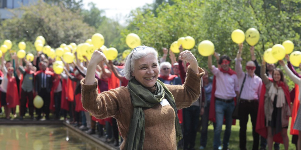 Idil Eser, la directrice d'Amnesty Turquie, se réjouit de la campagne CEDH.