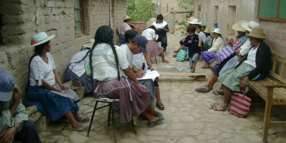 Un village en Bolivie. © Véronique Blech
