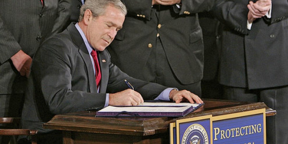 L'ancien président des Etats-Unis, George W. Bush. © APGraphicsBank