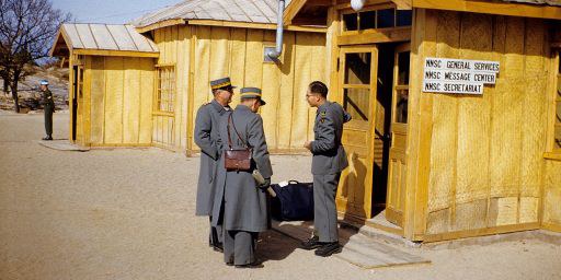 Cinq observateurs neutres suisses sont toujours stationnés entre les deux Corées dans un no man's land démilitarisé. © DR