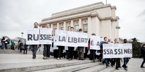Au pays de Poutine, la liberté d’expression et de la presse est en danger. L’assassina d’Anna Politkovskaïa survenu le 7 octobre 2006 reste impuni. © Laurent HINI