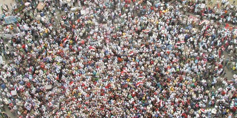 Le peuple égyptien réclame ses droits. © AI
