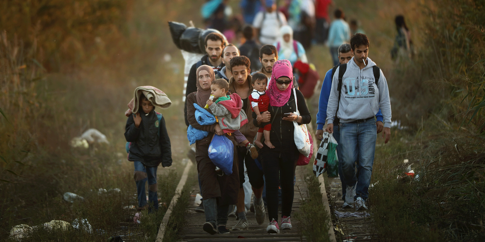 Plus de quatre-vingts pour cent des personnes déplacées dans le monde se trouvent dans des pays en développement.© Christopher Furlong/Getty Images