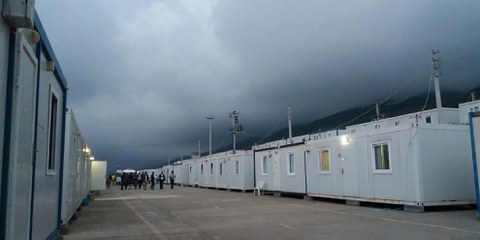 Düziçi dans la province d’Osmaniye, en Turquie. Des réfugié·e·s syrien·ne·s ont été détenu·e·s arbitrairement dans ce camps ; certain·e·s ont été renvoyé·e·s en Syrie. © Amnesty International